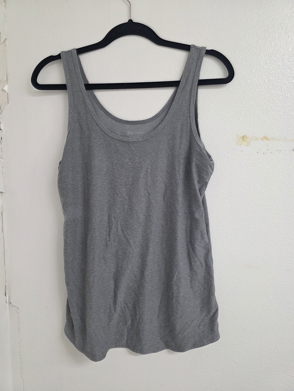 No Boundaries Gray Scoop Neck Tank Top (0603)
